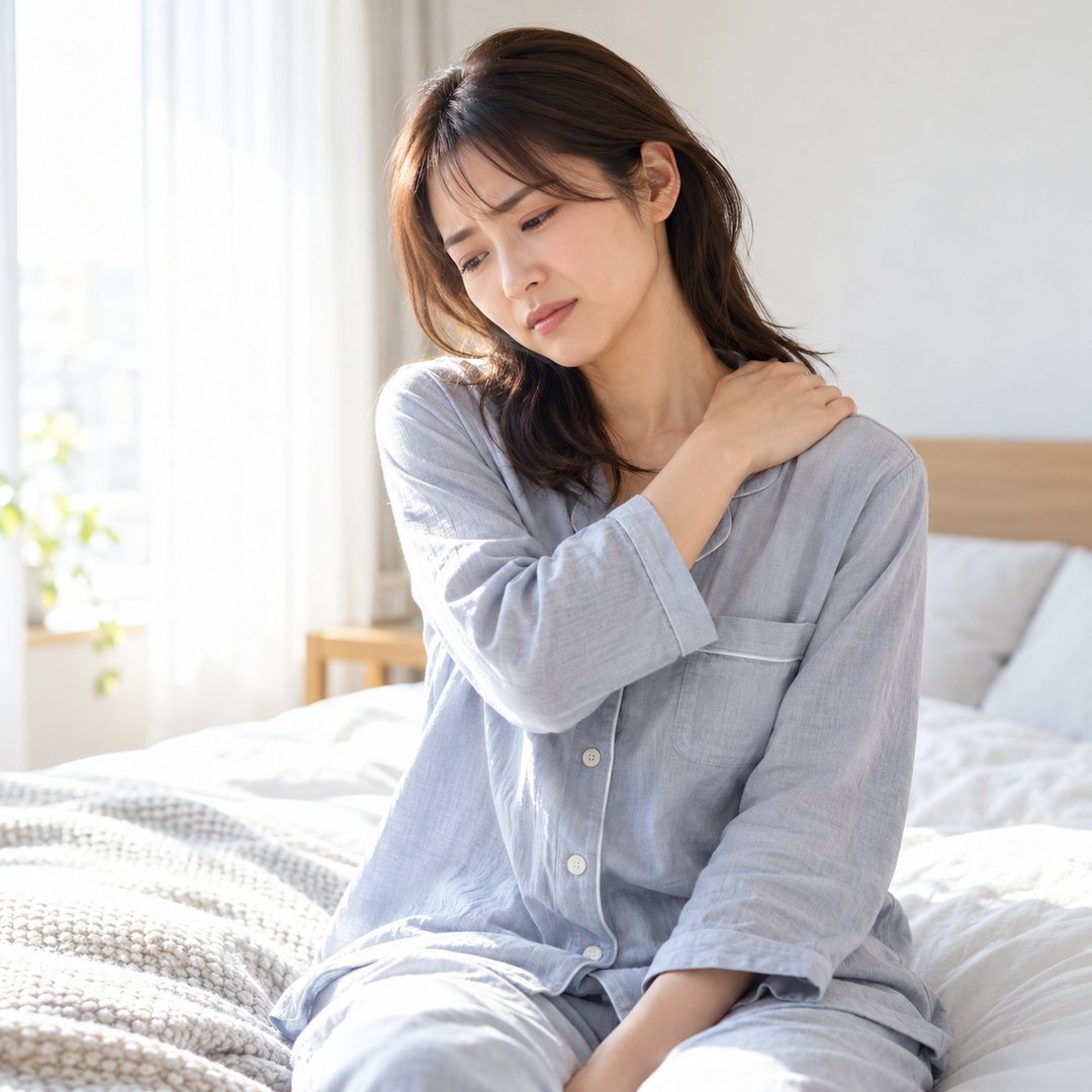 寝ても肩の張りが抜けないのはなぜ?肩こりの3つの理由
