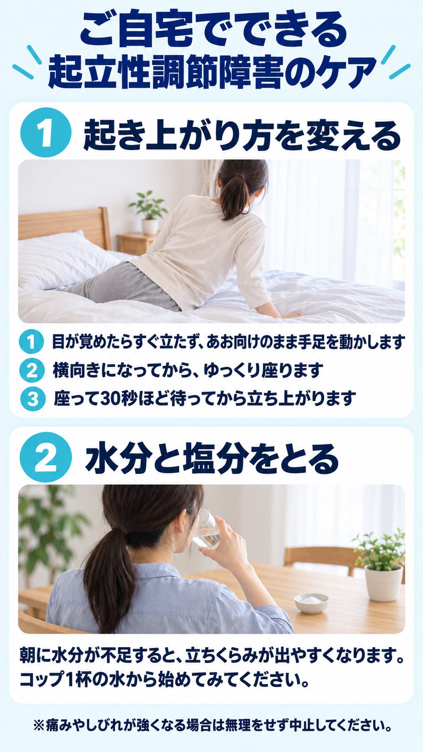 起立性調節障害｜ご自宅でできる起立性調節障害セルフケア